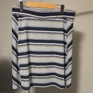 Grenier Striped A-Line Skirt Size L